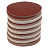 Круг абразивный шлифовальный на липучке Ø125 P400 (УПАКОВКА ПО 100ШТ)